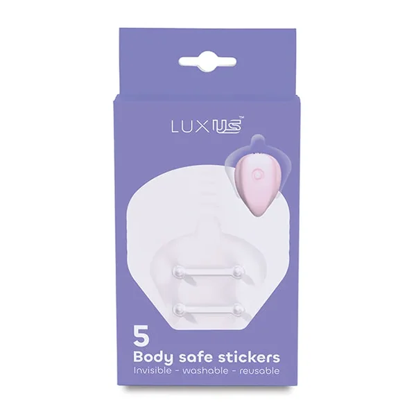 Kiiroo Luxus Luxher 5 Pieces Adhesive Stickers Accessory – Clear