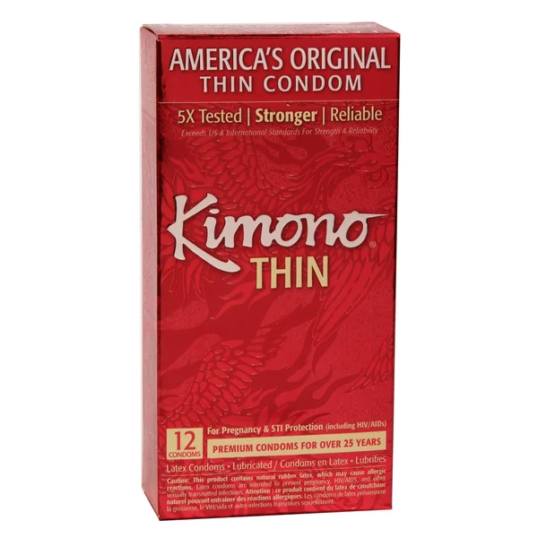 KIMONO LUBRICATED CONDOM 12 PK