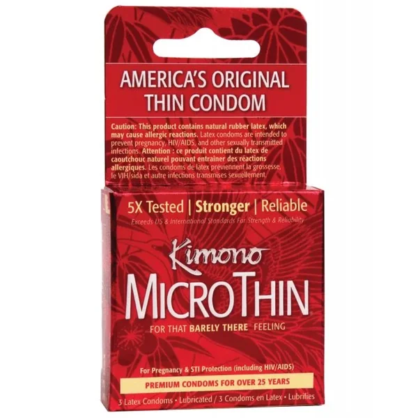 Kimono Micro Thin Condom – Box of 3