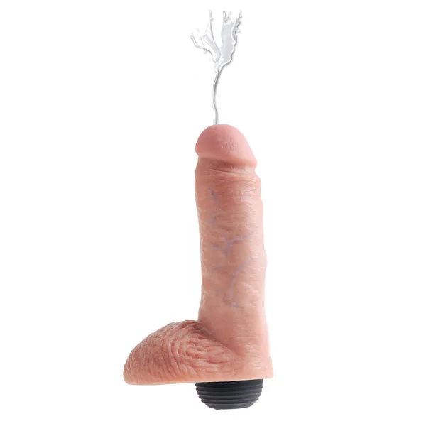 King Cock 8" Squirting Cock With Balls