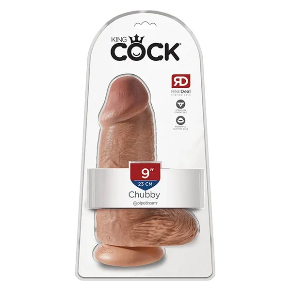 King Cock 9″ Chubby – Tan