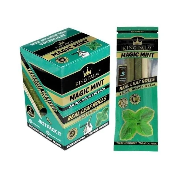 King Palm Magic Mint 2 Slims 20 Pouches/ Box