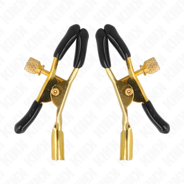 KINK - GOLD NIPPLE CLAMPS 6 CM