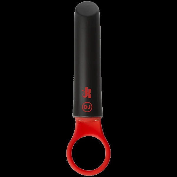 KINK POWER PLAY W SILICONE GRIP RING BLACK/RED