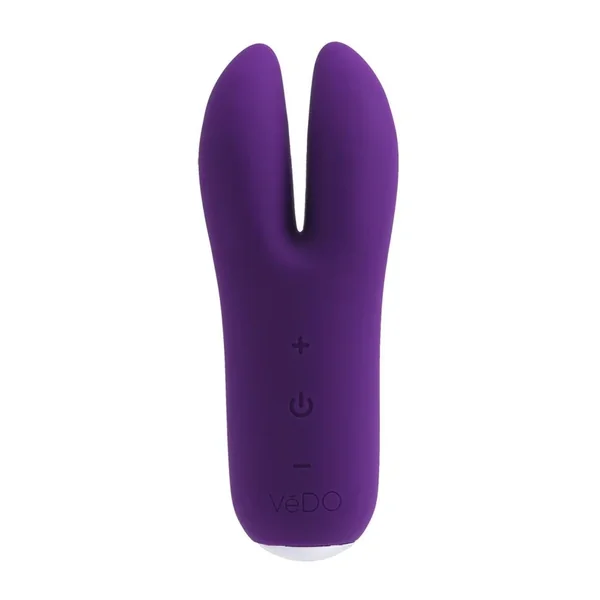 Kitti Silicone Rechargeable Dual Vibe – Deep Purple