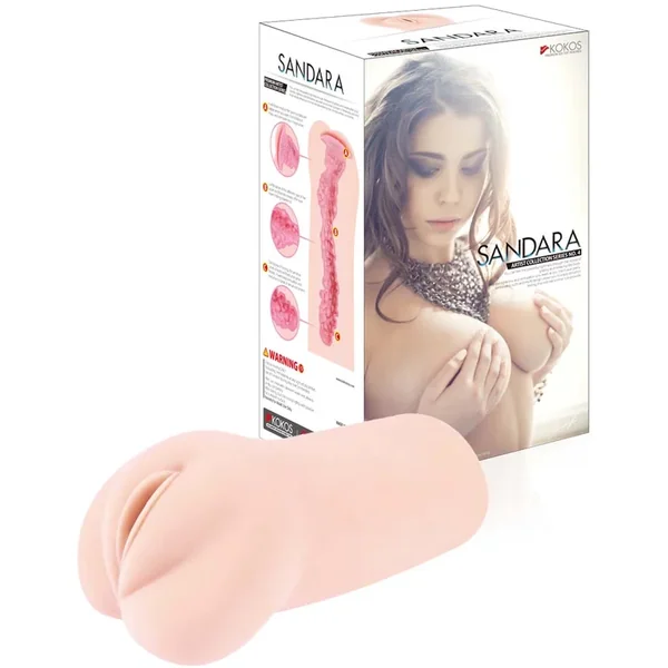 Kokos Masturbator Sandara,. 20cm, Flesh