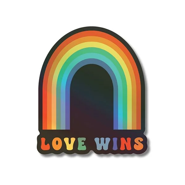 Kush Kards Love Wins Holographic Sticker