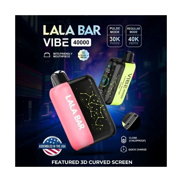 Lala Bar 40k Disposable Texas Green Apple