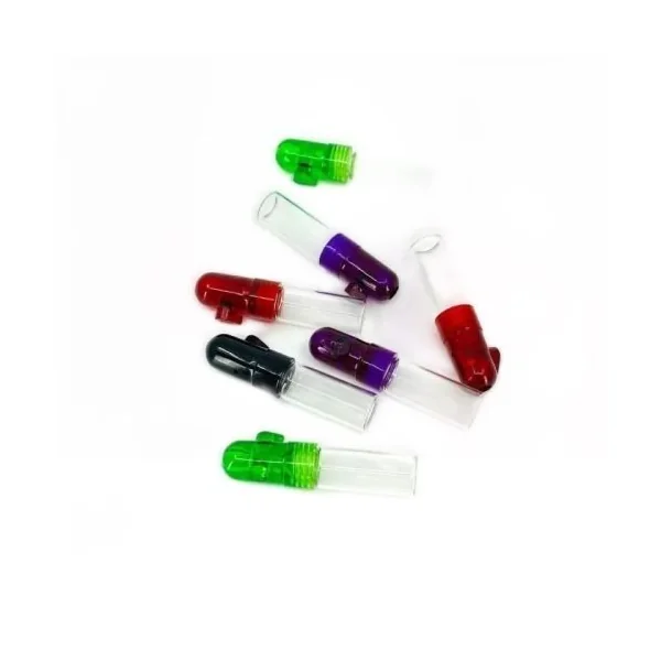 Large Glass Vial W/ Bullet