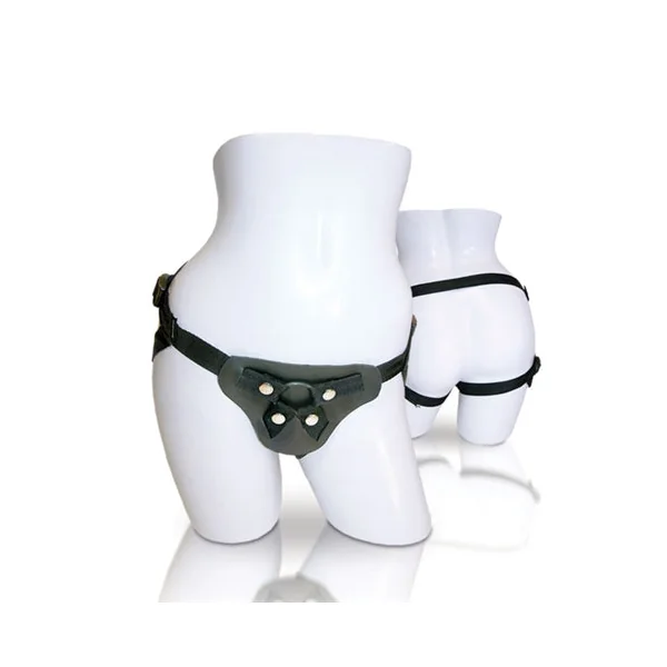 Latigo Leather Strap on - Black