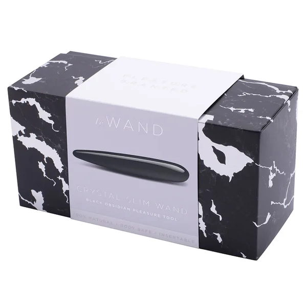 Le Wand Crystal Slim Wand - Black Obsidian
