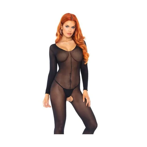 Leg Avenue Sheer Long Sleeves Bodystocking