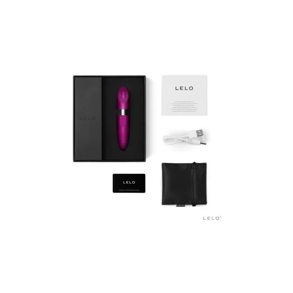 LELO MIA 2 Rechargeable Lipstick Vibrator, Deep Rose