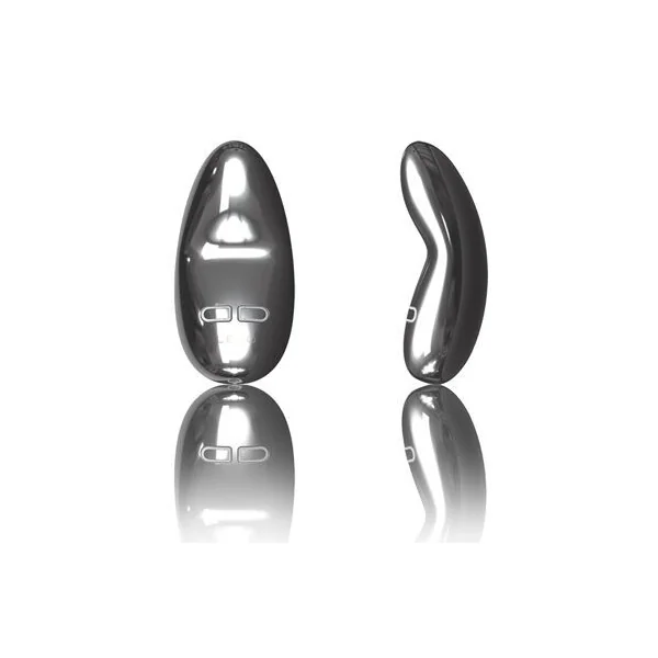 Lelo yva vibrator silver luxury sex toy stainless steel smooth stimulation