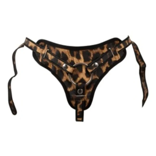 Leopard Deluxe Strap-on Adjustable Harness