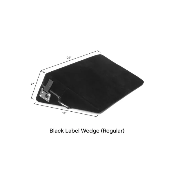 Liberator Label Wedge Intimate Sex Pillow With Wrist Cuffs and Blindfold