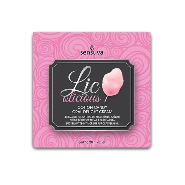Lic O Licious Oral Delight Cream – 6 ml Packet Cotton Candy