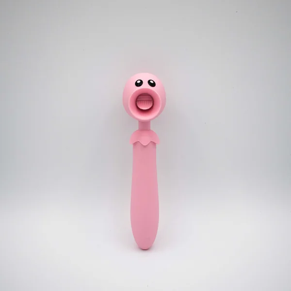 Lick n' Stick Clit Flicker and G-Spot Vibrator - Pink