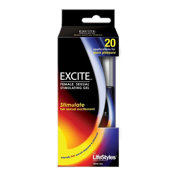 Lifestyles Excite Female Sexual Stimulating Gel - 15 ml - 0.5 Oz.
