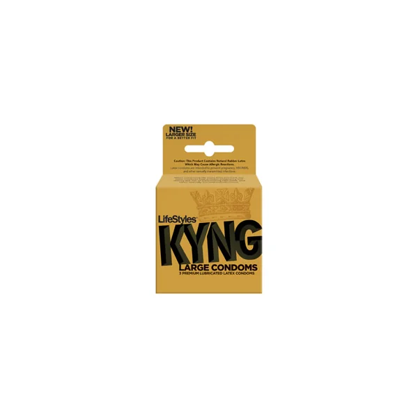 LIFESTYLES KING 3 PACK