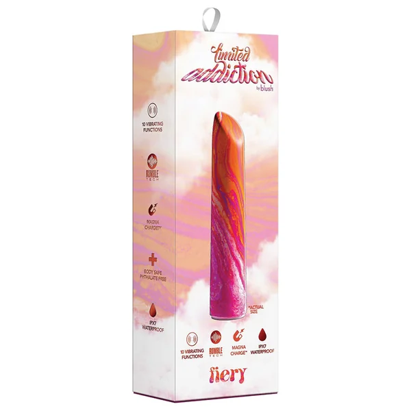 Limited Addiction Fiery Power Vibe Coral 4-Inch Vibrator