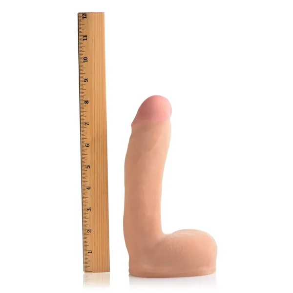 Loadz 8.5 Inch Squirting Realistic Duan Density Dildo w/ Balls