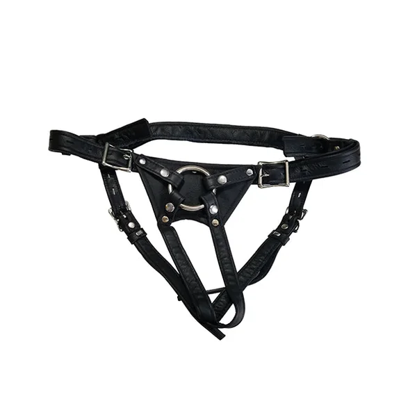 Locked In Lust Crotch Rocket Strap-on Large - Black