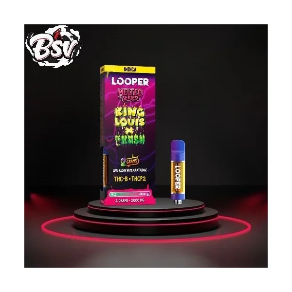 Looper 2g Cartridge Melted Series THCP2 King Louis X OG Kush