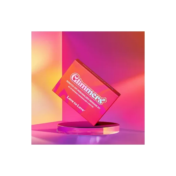 Love to Love Glimmers Scratch Off Message Kit