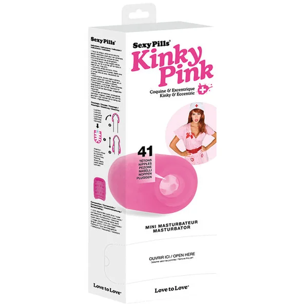 Love To Love Sexy Pills Mini Masturbator - Pink Box Of 6