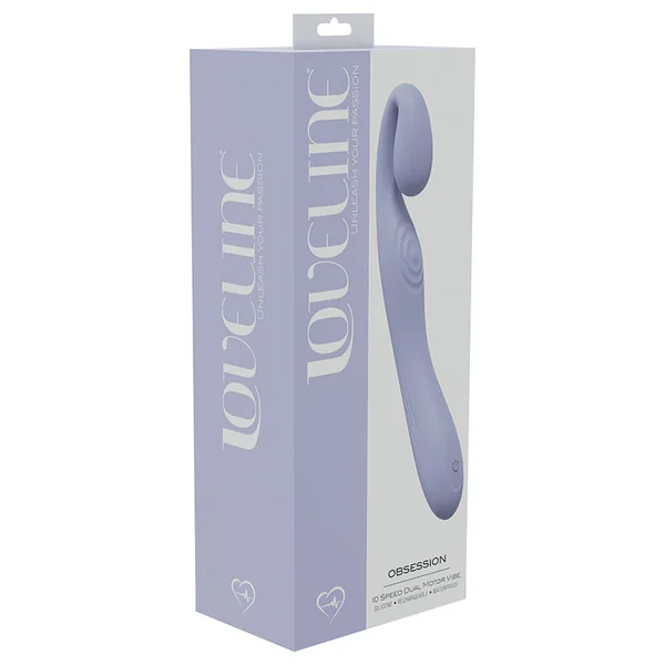 Loveline Obsession 10 Speed Dual Motor Vibe - Lavender