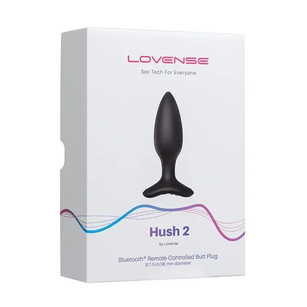 Lovense Hush 2 Butt Plug – Black