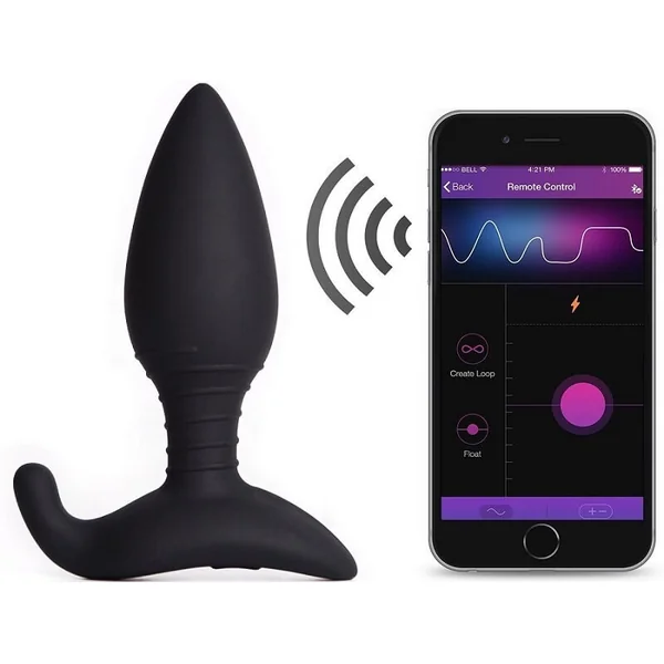 Lovense Hush Bluetooth APP control wearable vibrating butt plug