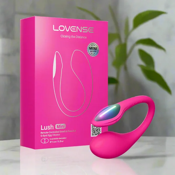 Lovense Lush Mini - Remote App Controlled Small & Powerful G-Spot Egg Vibrator