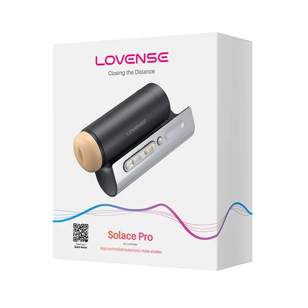 Lovense Solace Pro Thrusting Masturbator - Black