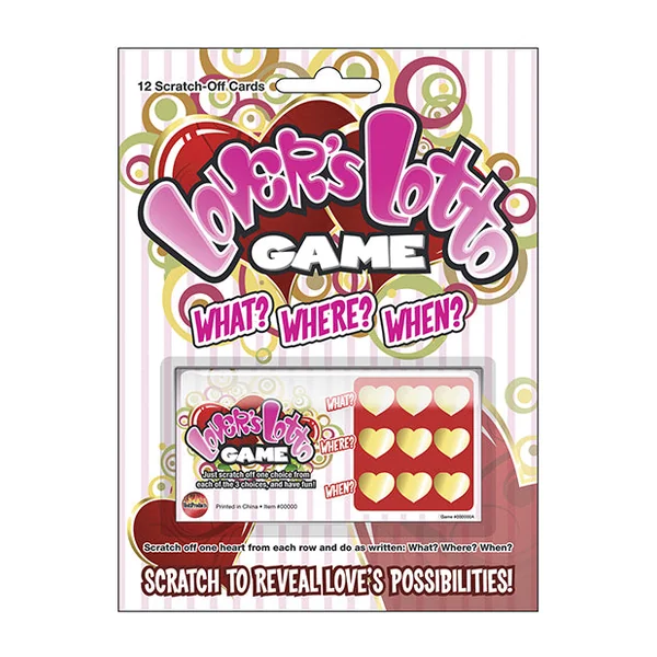 Lovers Lotto Game Scratch & Play Sex Game