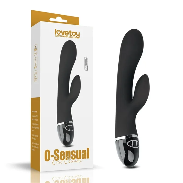 Lovetoy O Sensual Clit Duo Climax Rechargeable Vibrator