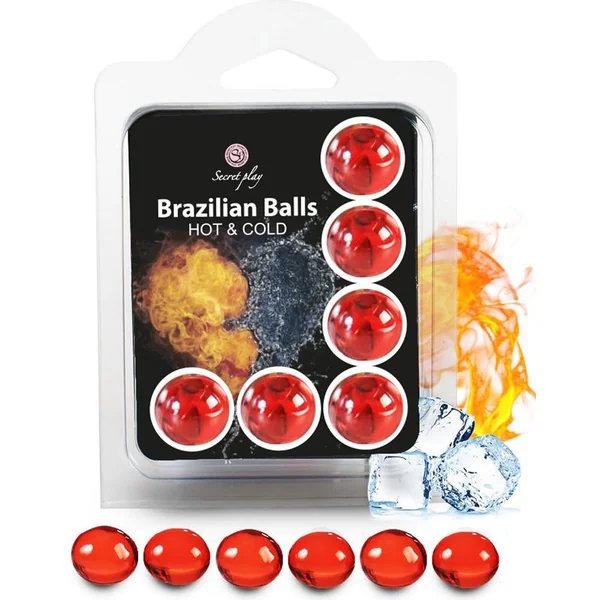 Lubricating Massage Balls - Brazilian Balls Hot & Cold | Effet Chaud & Froid