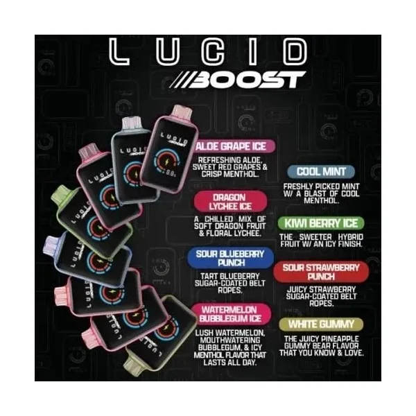 Lucid Boost 20000 Puff Disposable Cool Mint