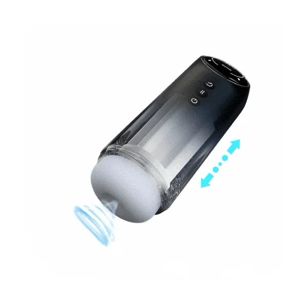 Lurevibe - 4 Frequency Retractable Sucking Heated Male Masturbator