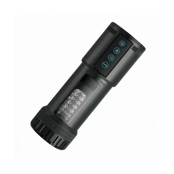 Lurevibe - Black Panda Adams 5 Sucking 5 Telescoping 10 Vibrating Oral Sex Masturbation Cup