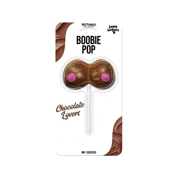 Lusty Lickers Boobie Pop Chocolate by Hott Products