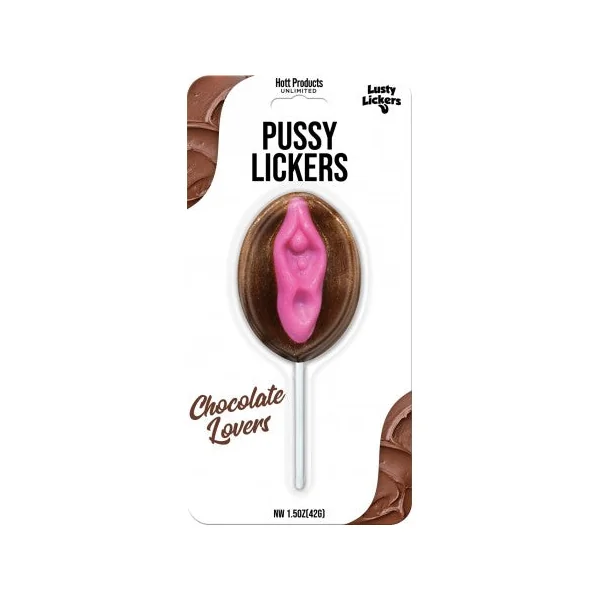 Lusty Lickers Pussy Pop Chocolate by Hott Products