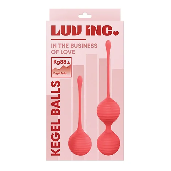 Luv Inc. Silicone Kegel Ball Set – Coral