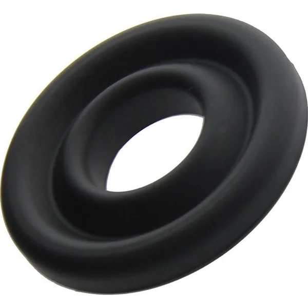 LuvPump Silicone Donut Cushion Pump Cylinder 2.15in – 2.5in (5.5cm, 6.4cm), Black