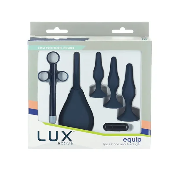 Lux Active Equip Silicone Anal Training Kit – Dark Blue