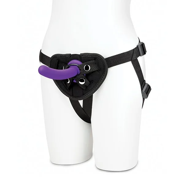 Lux Fetish 5 Inch Dildo With Strap On Harness Set