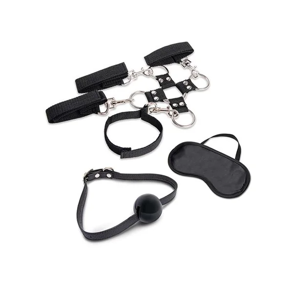 Lux Fetish 7 Piece Hogtie & Ball Gag Kit