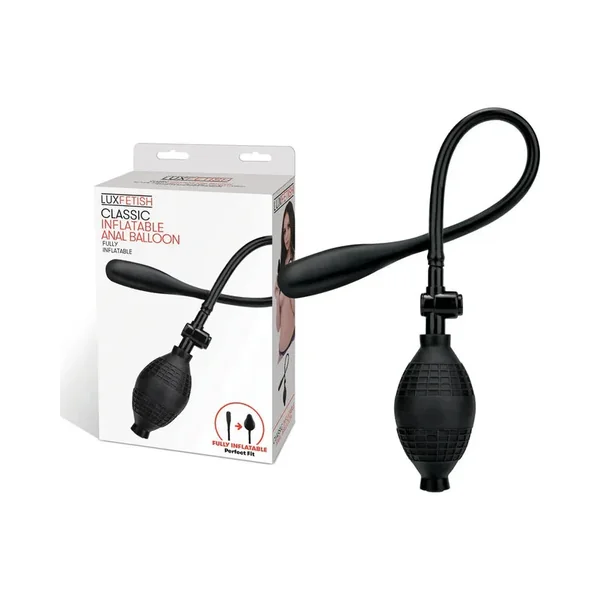 Lux Fetish Classic Inflatable Anal Balloon Black