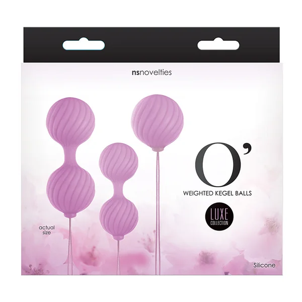 Luxe O Weighted Kegel Balls 3pk by NS Novelties